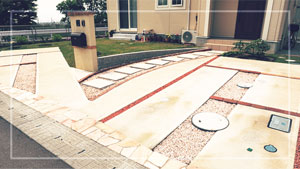 玄関アプローチ